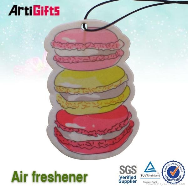 Make hanging paper car air freshener 5