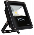 cob led 10w black shell slim outdoor led 220vac led flood lamp slim reflector 1