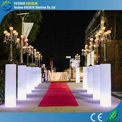 LED Plastic Round Pillars