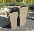 LLDPE rotomolded plastic flower pot 3