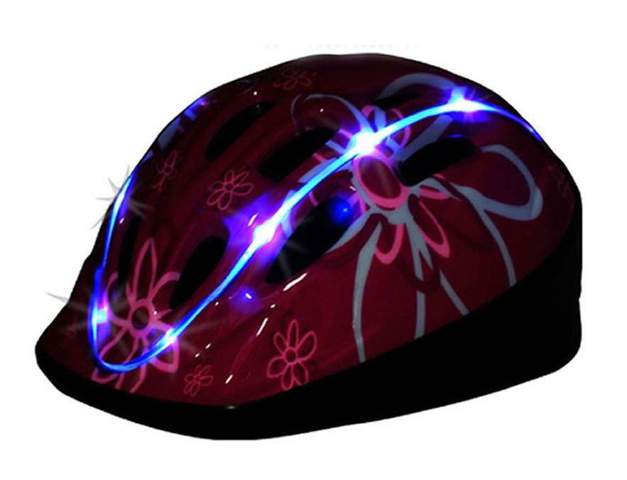 Child bicycle helmets with lighting