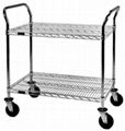 Wire shelving cart ideal for goods