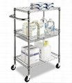 Kitchen wire cart for food and kitchen