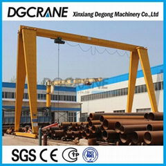 12.5 ton single girder electric hoist gantry crane