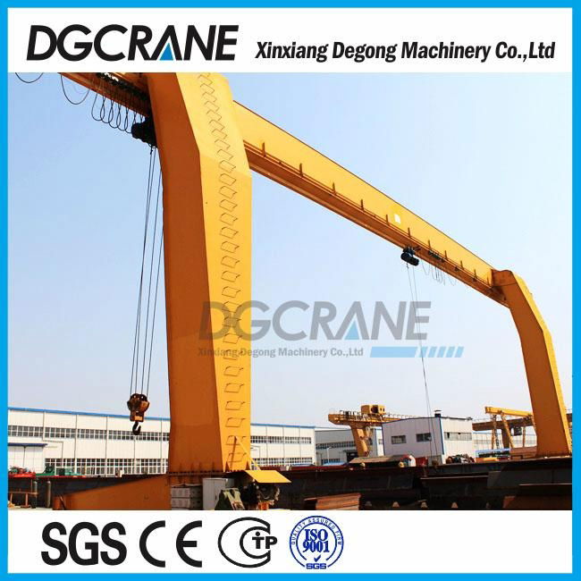 12.5 ton single girder electric hoist gantry crane 2