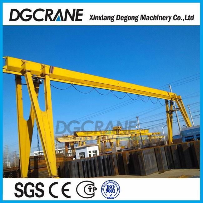 12.5 ton single girder electric hoist gantry crane 3