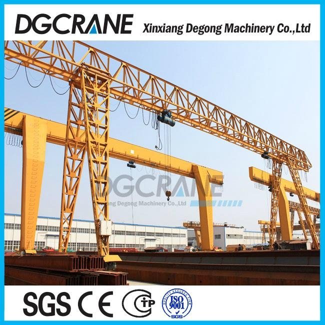 12.5 ton single girder electric hoist gantry crane 4