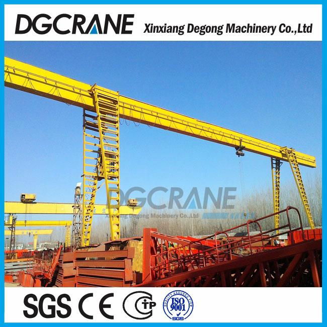 12.5 ton single girder electric hoist gantry crane 5