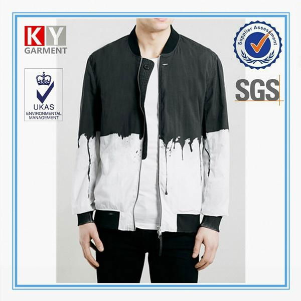 fashion show bomber style 100%cotton casual mens jackets 2015