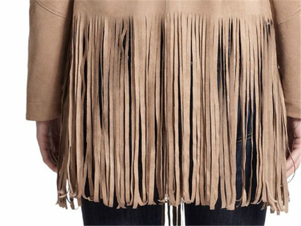 alibaba usa online shop women pu leather western fringe jackets 3