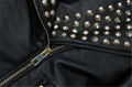 new style china supplier waterproof PU leather jacket with studs 4