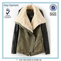 online shopping woman wear fur collar