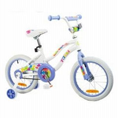 Tauki Colorful 16 inch Flowers Girl Bike