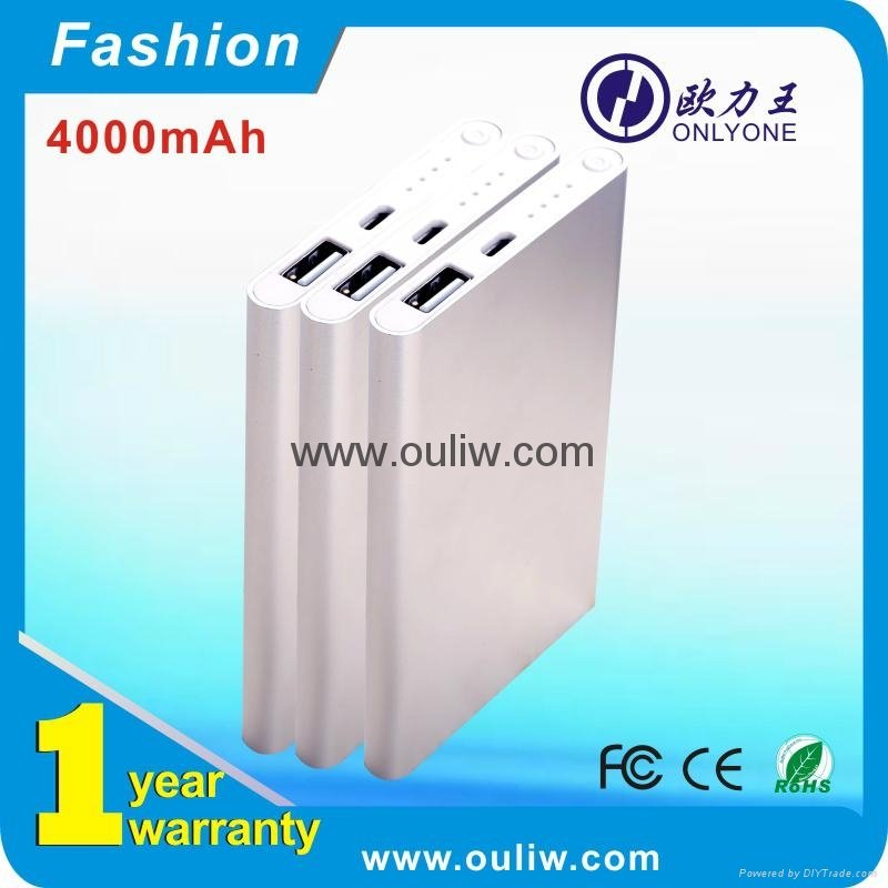 2015 Most Selling Products 4000mah Emergency Charger Rechargeable Power Bank  2