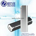 2600mah Portable Charger Lipstick Power