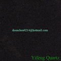 YF2801 Pure Black Quartz Stone Surface