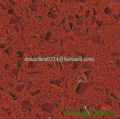 YF1801 Crystal Red Quartz Stone Surface