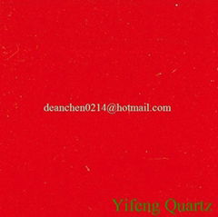 YF2810 Pure Red Quartz Stone Surface