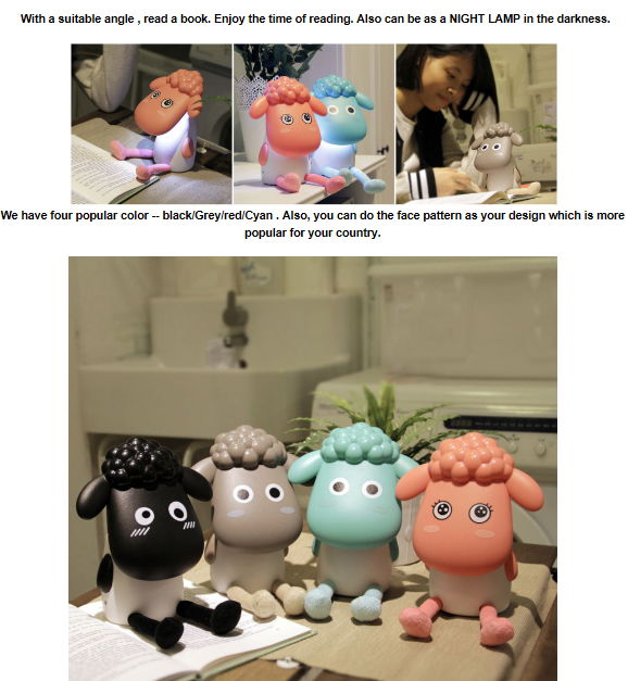 New product cute sheep lamp led  gift  3