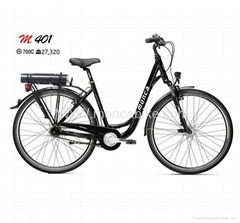 Beautiful Electric bicycle with Alloy Suspension Fork