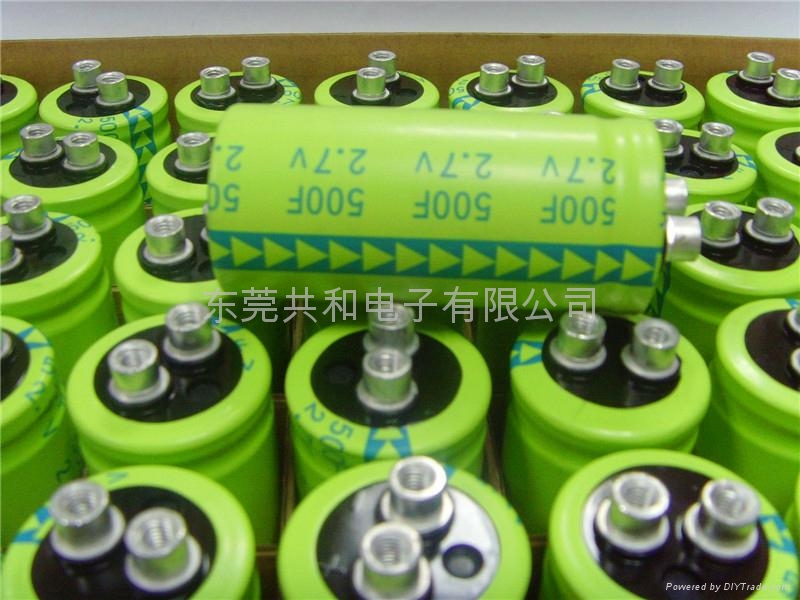 供应 储能超级电容器 2.7V500F法拉级大容量 螺丝式 5