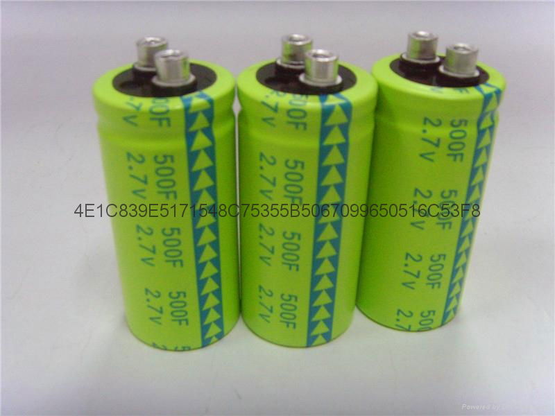 The super capacitor energy storage capacitor spot sales / Fala 2.7V500F 2