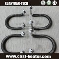 110V 3KW U shape electric fin tubular Air Heater 4