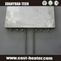 400V die cast aluminium heating plate with cooling tube