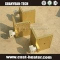 right angle cast cooper heater for mould