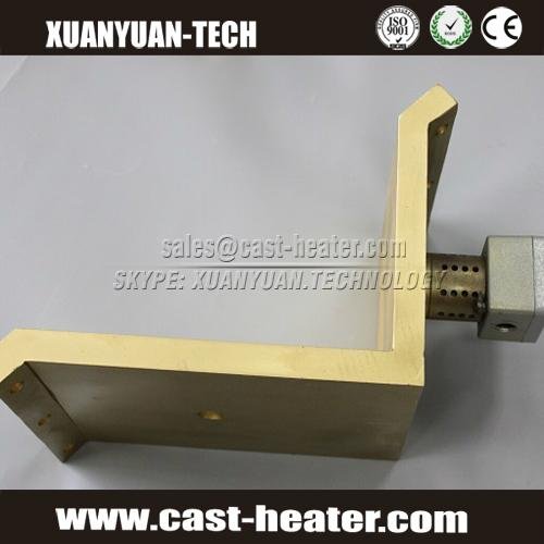 right angle cast cooper heater for mould heating 2