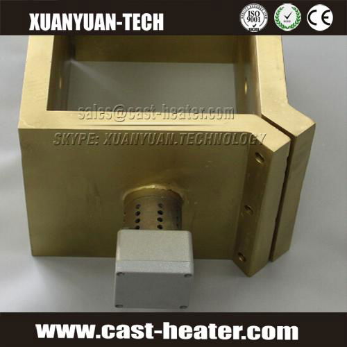 right angle cast cooper heater for mould heating 3