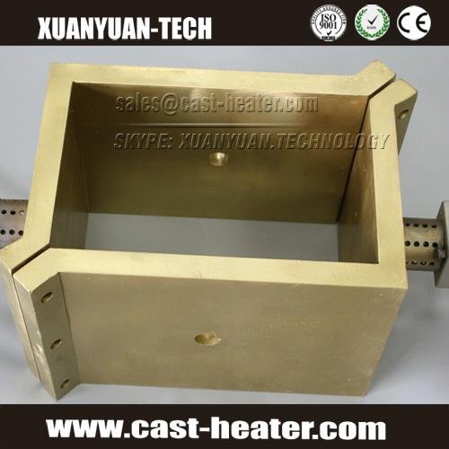 right angle cast cooper heater for mould heating 5