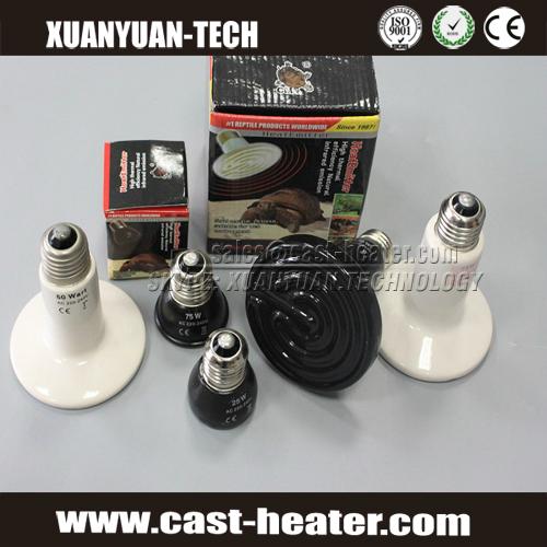 230V 100w ceramic infrared heat bulb 