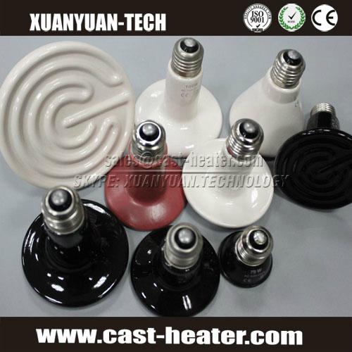 230V 100w ceramic infrared heat bulb  2