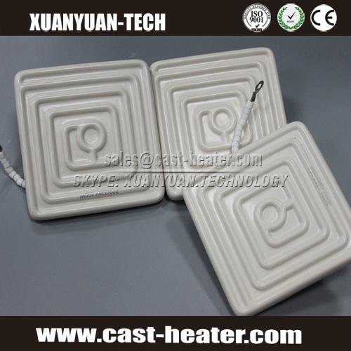 Arc-shaped 500w Infrared ceramic radiant panel heater 5