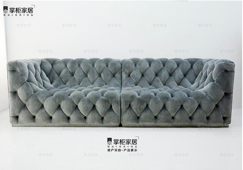 设计师沙发 意大利轻奢现代沙发 CARACCIOLO sofa 样板房酒店沙发