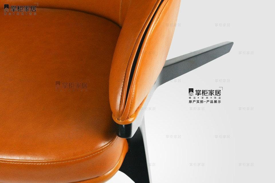 p22椅新款当代设计师休闲实木沙发椅样板房设计师家具 5