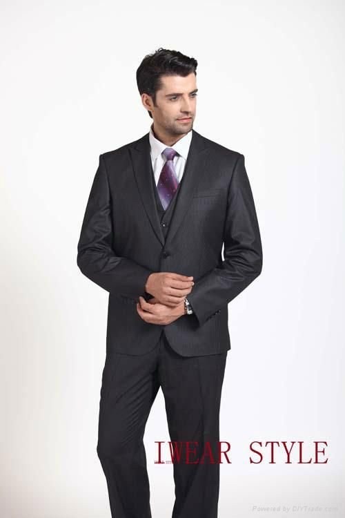 G8787 2015 In stock China elegant new design tuxedo wool business suit for men w