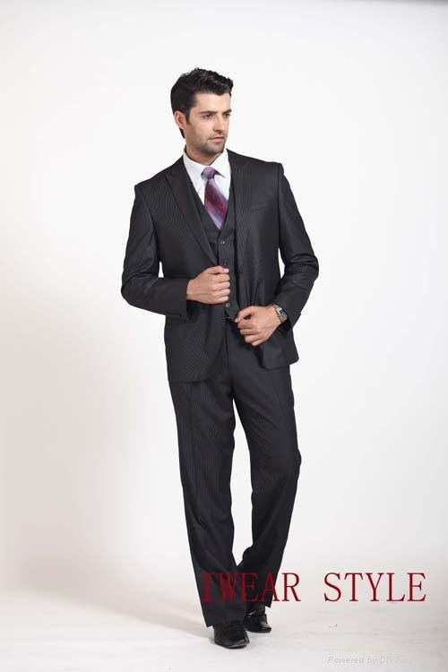 G8787 2015 In stock China elegant new design tuxedo wool business suit for men w 5