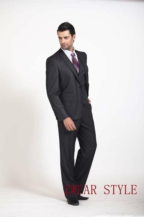  G8787 2015 In stock China elegant new design tuxedo wool business suit for men