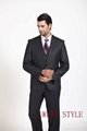  G8787 2015 In stock China elegant new design tuxedo wool business suit for men 2