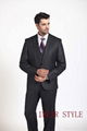  G8787 2015 In stock China elegant new design tuxedo wool business suit for men 5