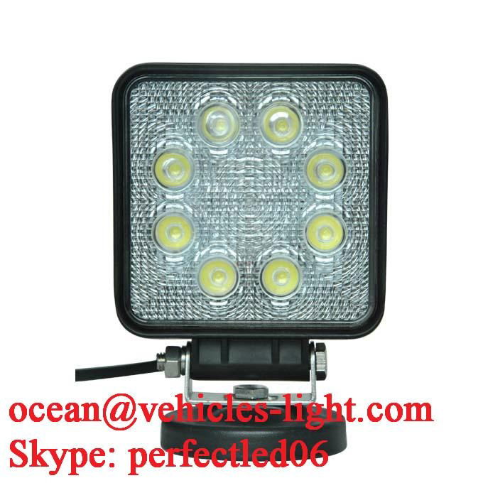 5'' Square Epistar 24W work light 4