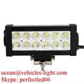 7.5'' Double row Epistar 36W light bar with side bracket 2