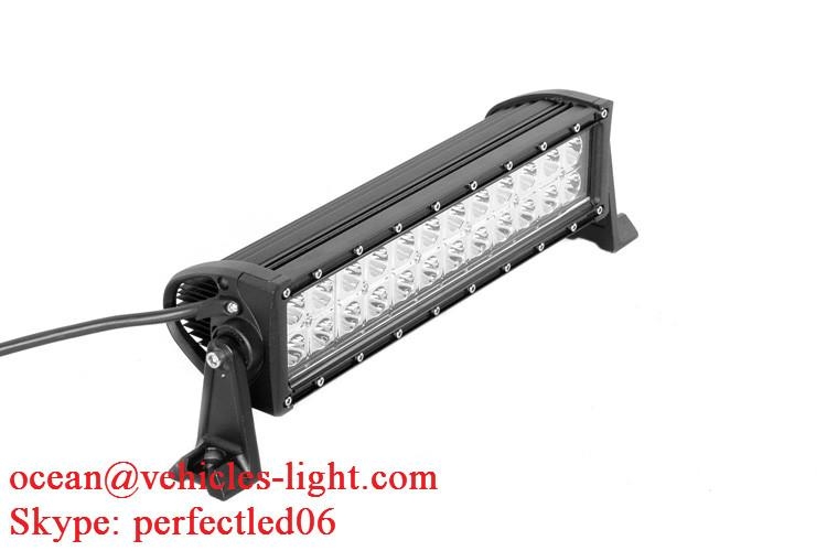 13.5'' Double row Epistar 72W light bar with side bracket 5