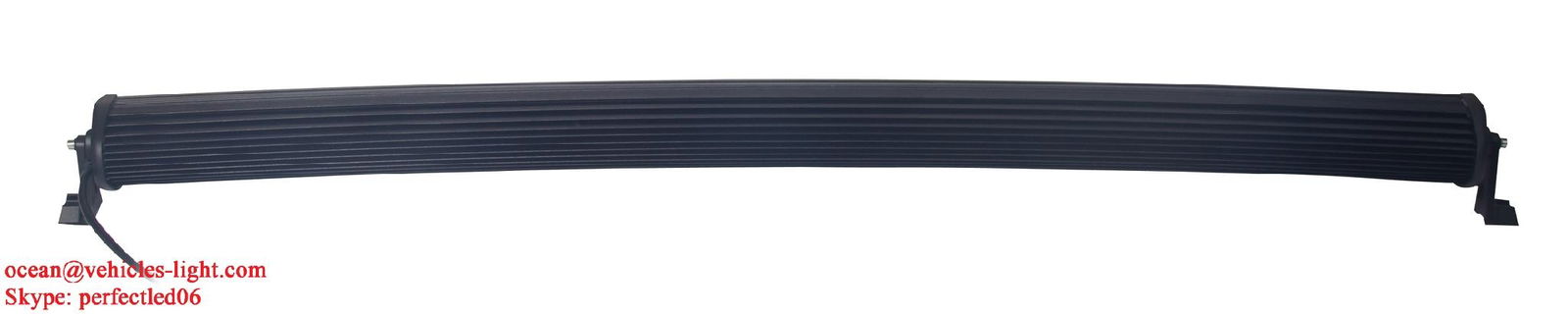 50'' Double row Cree 288W curved light bar black 2