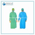 Disposable PP Nonwoven Isolation Gown Elastic Cuff 4