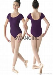 Adult Short Sleeve Ballet Leotard