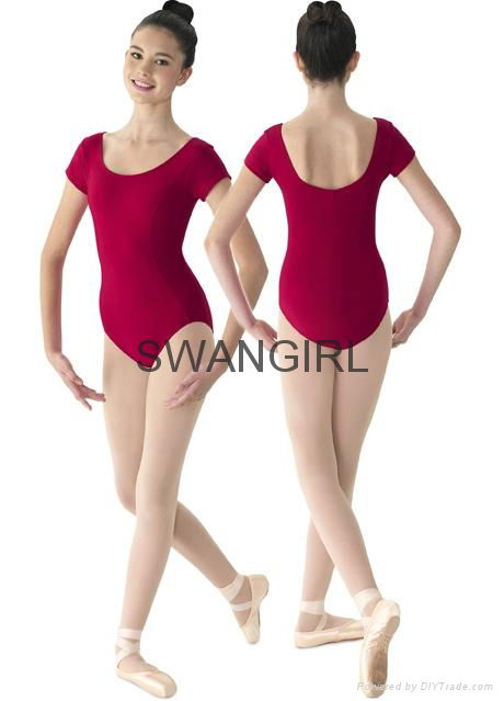 Adult Short Sleeve Ballet Leotard 2