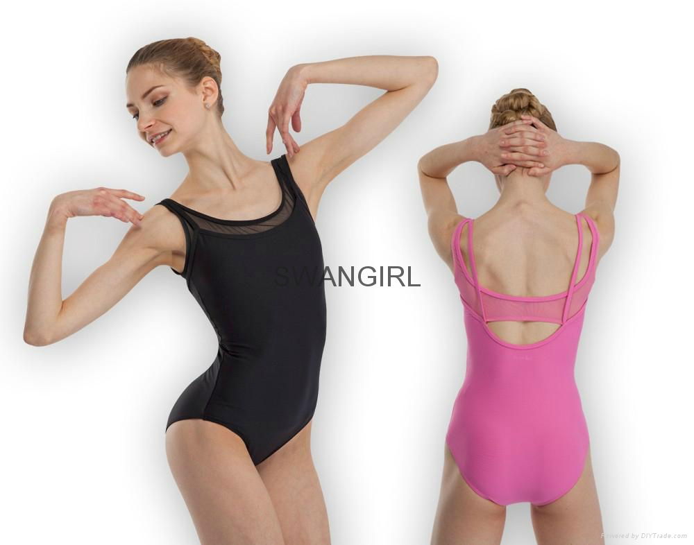 Adult Camisole Ballet leotards with mesh